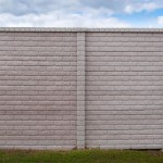 Precast Brick Style Concrete Fence - Oklahoma
